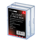 Ultra Pro - 25 Count - 2 Piece Plastic Box (2 Pack)