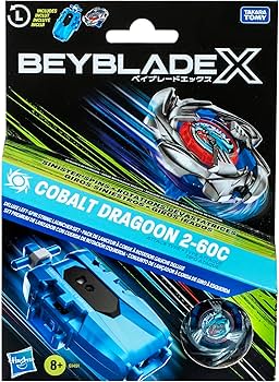 Beyblade X - Cobalt Dragoon Deluxe Left-Spin Starter Set