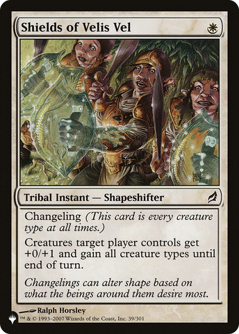 Shields of Velis Vel (LRW) [The List]