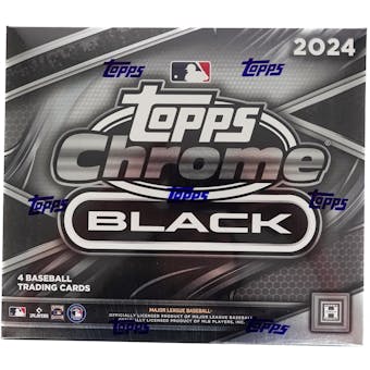 TOPPS - 2024 Chrome Black Baseball - Hobby Box
