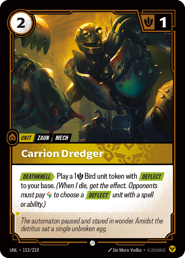 Carrion Dredger (UNL-153/219) [Riftbound: Unleashed]