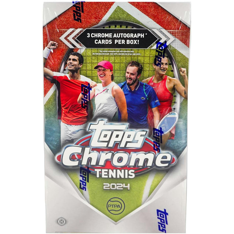 Topps - 2024 Chrome Tennis - Hobby Box