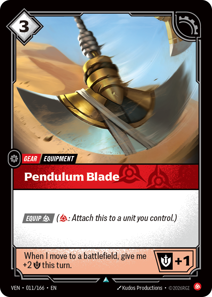Pendulum Blade (VEN-011/166) [Riftbound: Vendetta]
