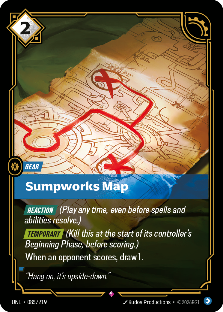 Sumpworks Map (UNL-085/219) [Riftbound: Unleashed]