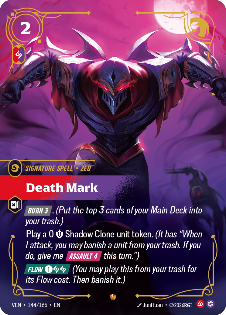 Death Mark (VEN-144/166) [Riftbound: Vendetta]