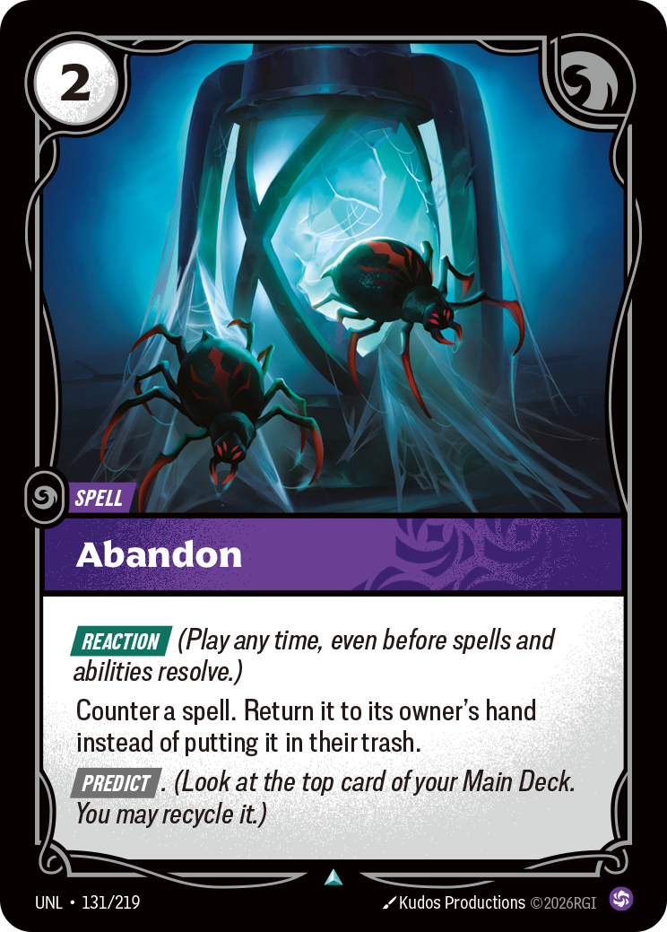 Abandon (UNL-131/219) [Riftbound: Unleashed]