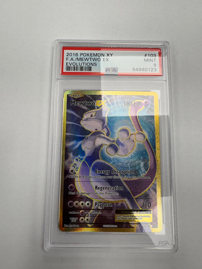 Full Art Mewtwo EX - 2016 XY Evolutions