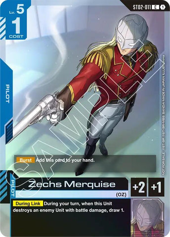Zechs Merquise [ST02-011] (Championship Participation Pack 01)