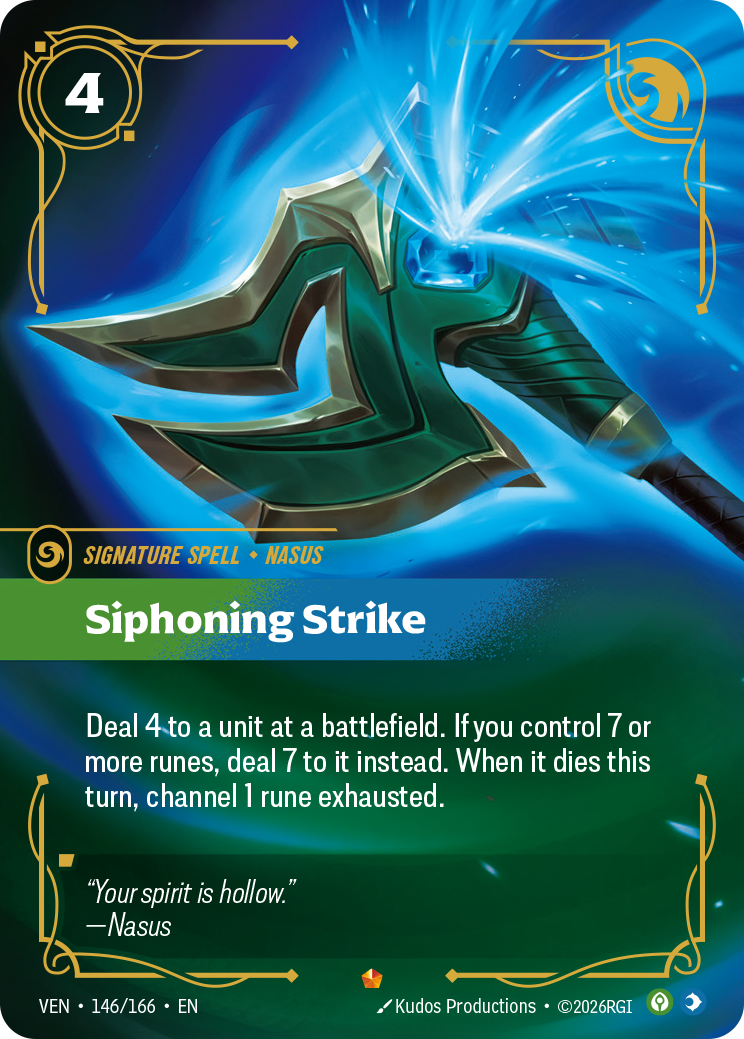 Siphoning Strike (VEN-146/166) [Riftbound: Vendetta]