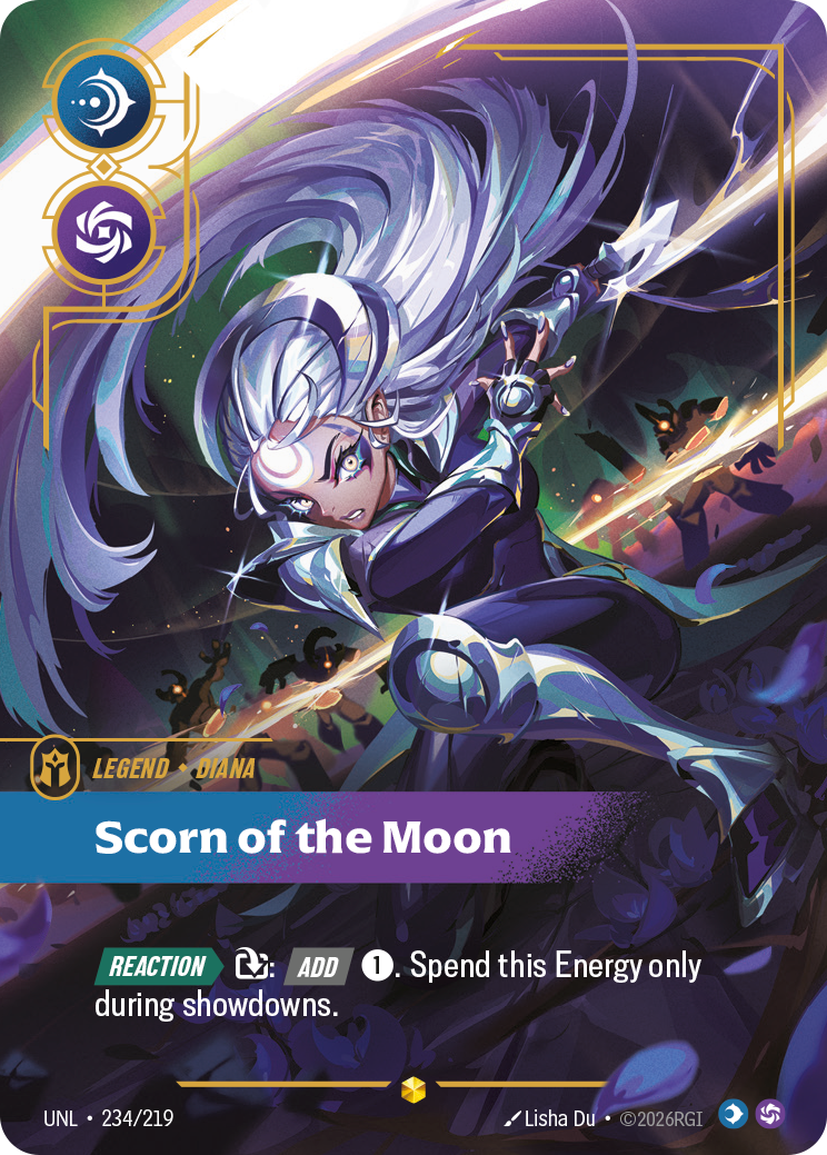Diana - Scorn of the Moon (Overnumbered) (UNL-234a/219) [Riftbound: Unleashed]