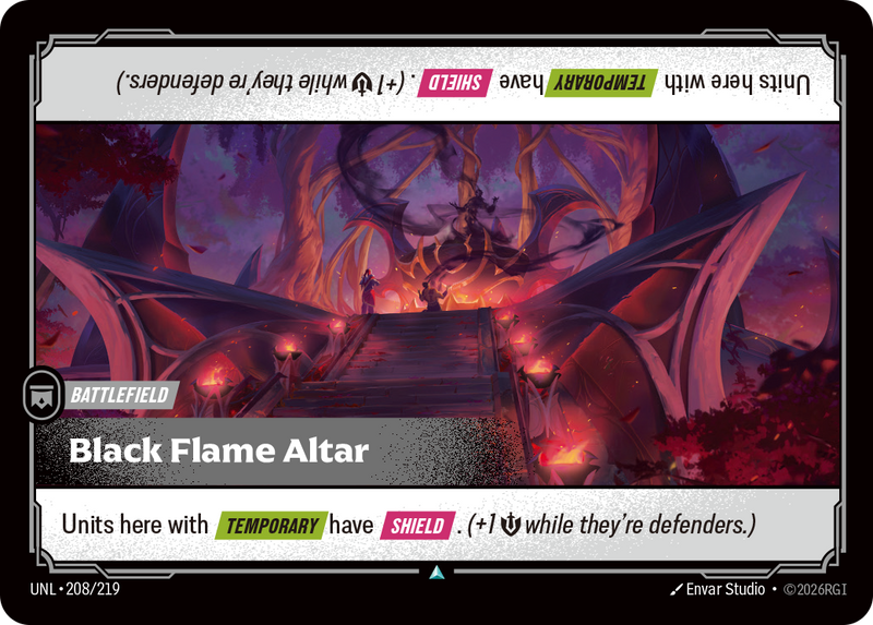 Black Flame Altar (UNL-208/219) [Riftbound: Unleashed]