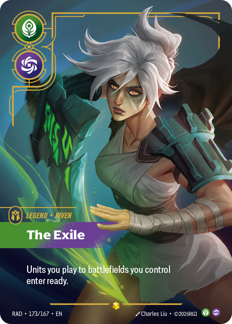 Riven - The Exile (Overnumbered) (RAD-173/167) [Riftbound: Radiance]