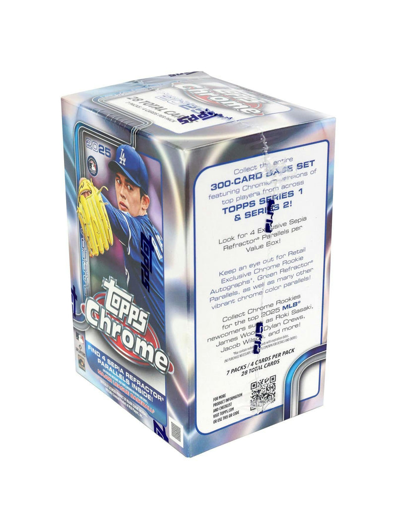 Topps - 2025 Chrome Baseball - Blaster Box