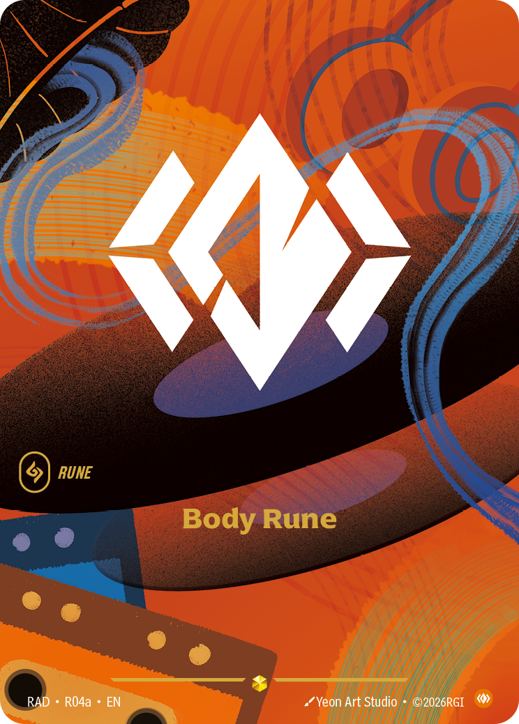 Body Rune (Alternate Art) (RAD-R04a) [Riftbound: Radiance]