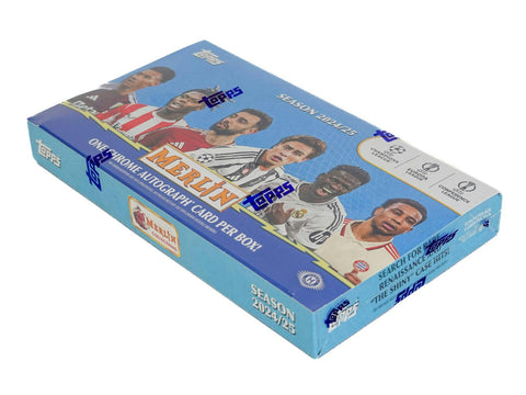 Topps - 2024-25 Merlin Chrome Club Competition UEFA Soccer - Hobby Box
