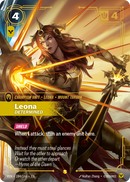 Leona, Determined (Overnumbered) (VEN-184/166) [Riftbound: Vendetta]