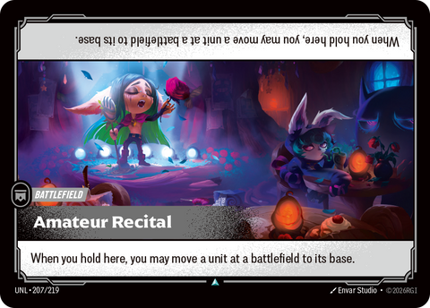 Amateur Recital (UNL-207/219) [Riftbound: Unleashed]