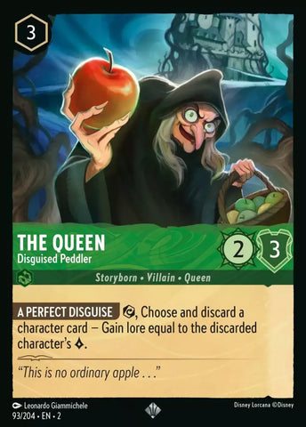 93/204 - The Queen, Disguised Peddler - Super Rare Non-Foil