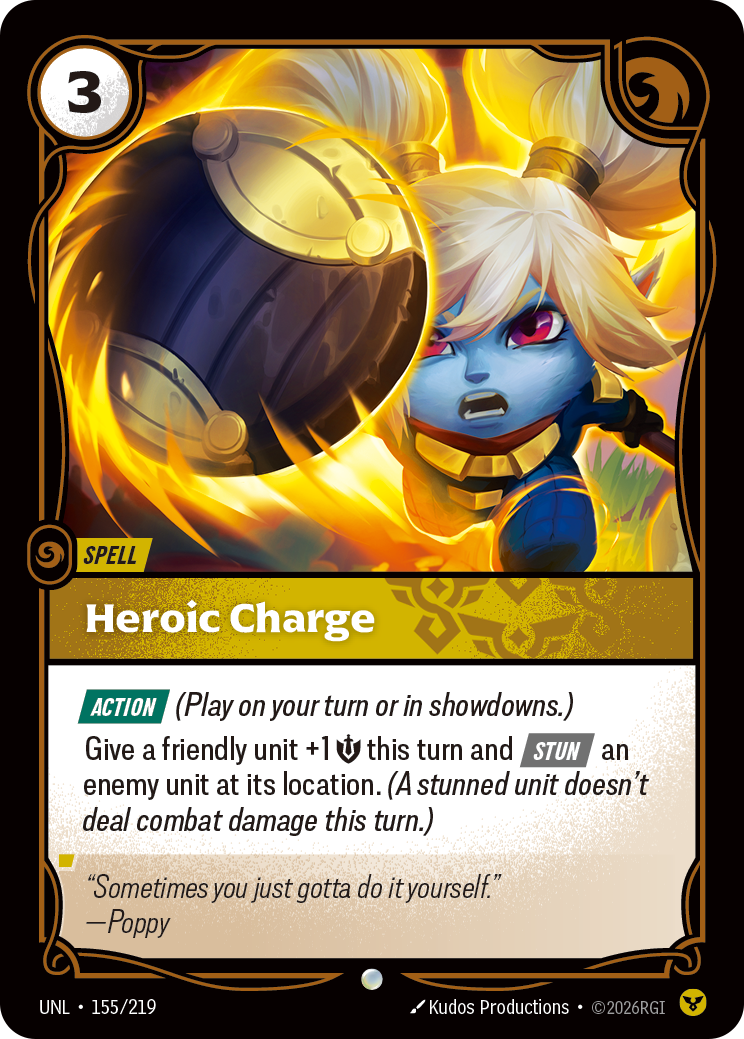 Heroic Charge (UNL-155/219) [Riftbound: Unleashed]