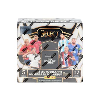 Panini - 2025-26 Select Road to the World Cup Soccer - Hobby Box