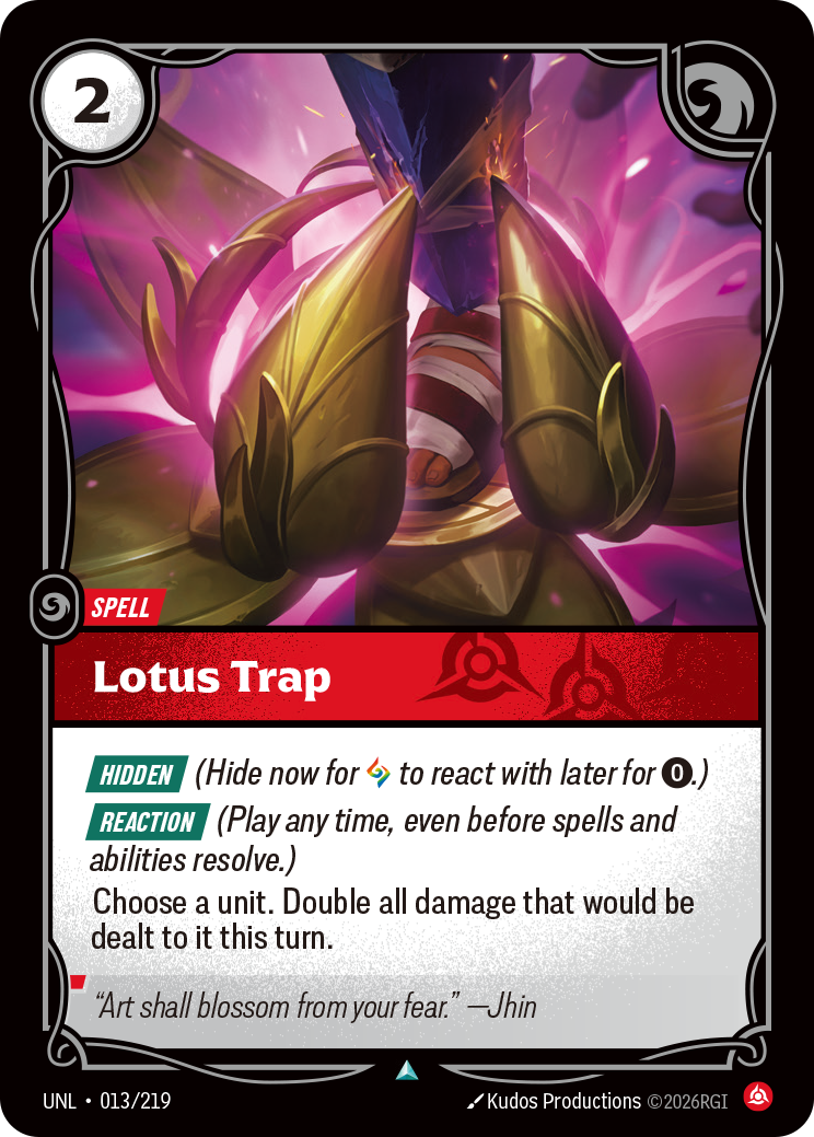 Lotus Trap (UNL-013/219) [Riftbound: Unleashed]