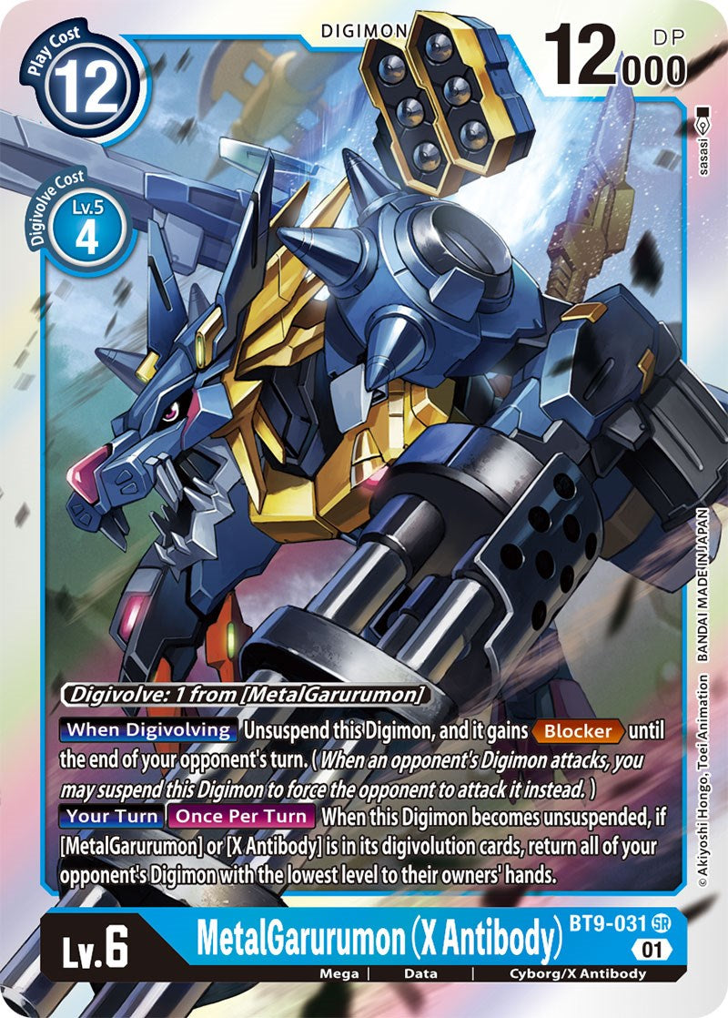 MetalGarurumon (X Antibody) [BT9-031] [X Record]