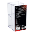 Ultra PRO: Card Box - Two Compartment (Clear)