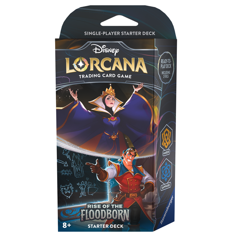 Ravensburger - Disney Lorcana: Rise of the Floodborn - Amethyst/Steel - Starter Deck