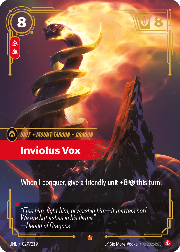 Inviolus Vox (UNL-027/219) [Riftbound: Unleashed]