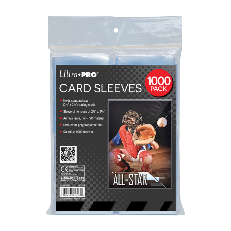 Ultra PRO: Standard 1000ct Sleeves (Clear)