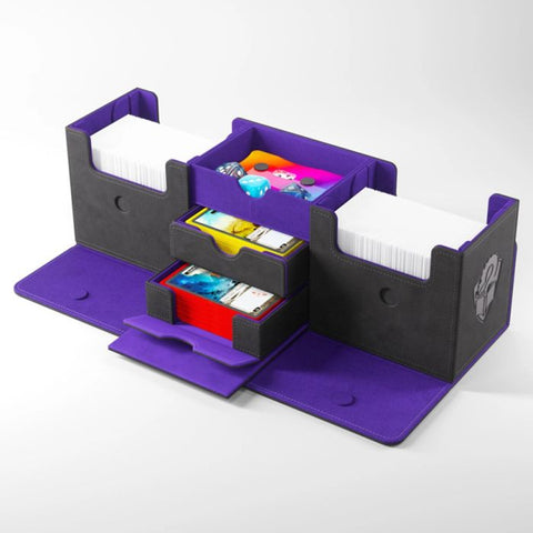 Gamegenic - The Academic 266+ XL: Black/Purple - Deck Box