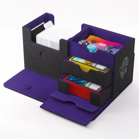 Gamegenic - The Academic 133+ XL: Black/Purple - Deck Box