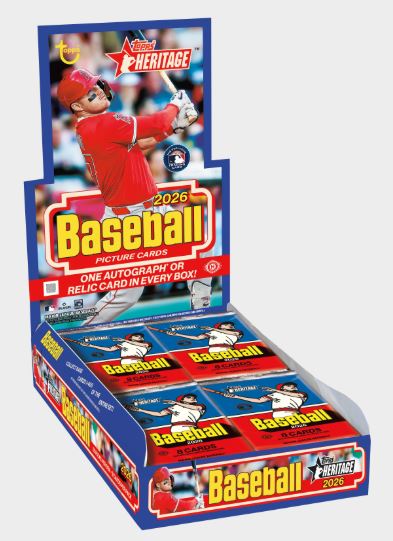 Topps - 2026 Heritage Baseball - Hobby Box