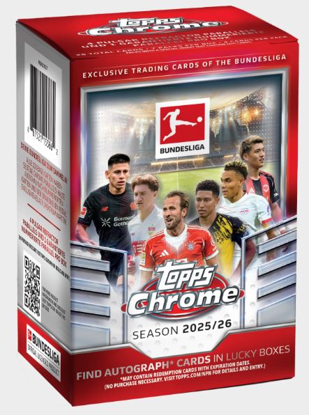 Topps - 2025-26 Topps Chrome Bundesliga - Blaster Box