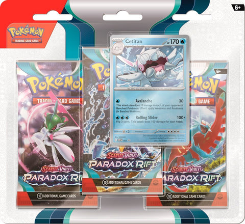PKMN - Paradox Rift: Cetitan - 3-Pack Blister