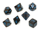 Chessex CHX 25338 7-DIE SET SPECKLED BLUE STAR