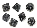 Chessex CHX 25318 7-DIE SET SPECKLED NINJA