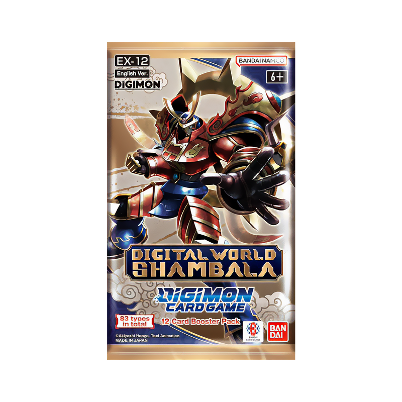 DIGIMON - EX12: Digital World Shambala - Booster Pack (PREORDER)