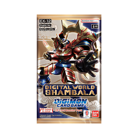DIGIMON - EX12: Digital World Shambala - Booster Pack (PREORDER)