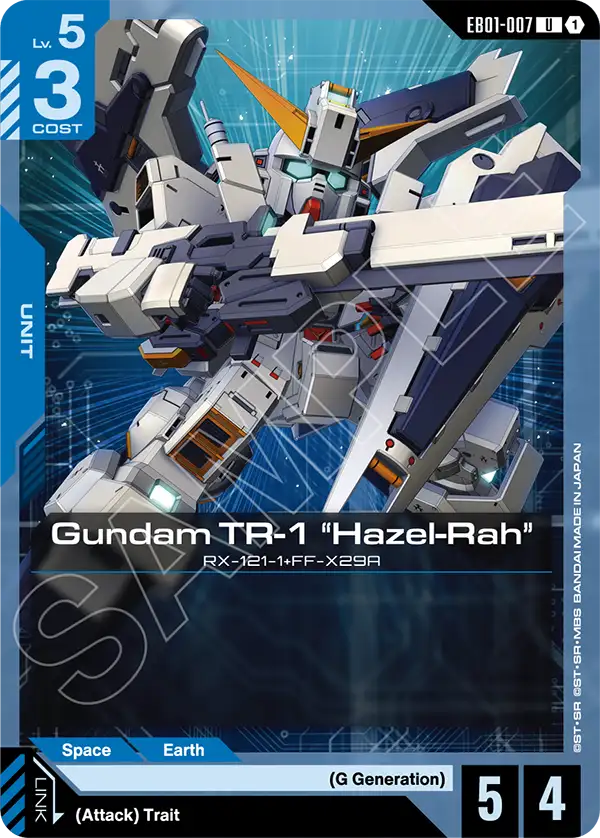 Gundam TR-1 "Hazel-Rah" [EB01-007] (U)