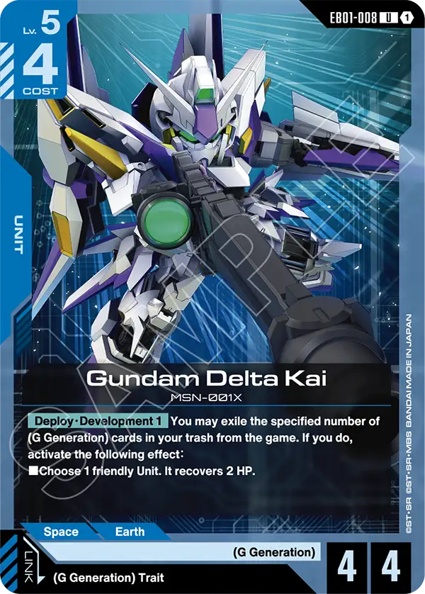 Gundam Delta Kai [EB01-008] (U)