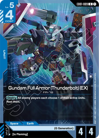 Gundam Full Armor (Thunderbolt) (EX) [EB01-009] (U)