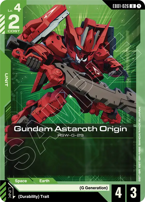 Gundam Astaroth Origin [EB01-026] (U)