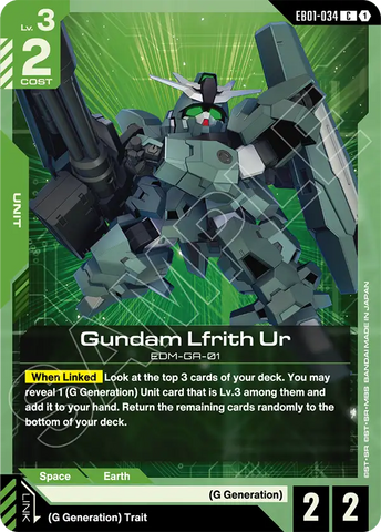Gundam Lfrith Ur [EB01-034] (C)