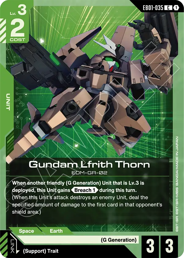 Gundam Lfrith Thorn [EB01-035] (C)
