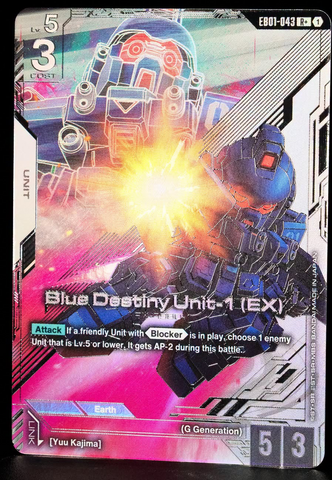 Blue Destiny Unit-1 (EX) [EB01-043] (R+)
