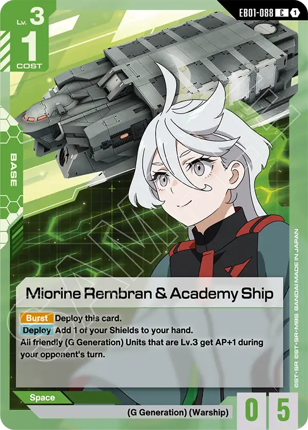 Miorine Rembran & Academy Ship [EB01-088] (C)