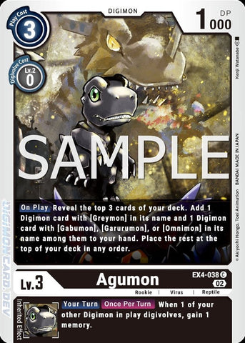 EX4-038 - Agumon - Common - NM
