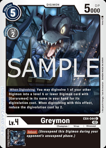 EX4-044 - Greymon - Common - NM
