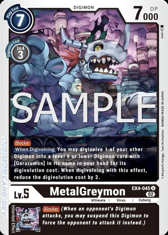 EX4-045 - MetalGreymon - Uncommon - NM